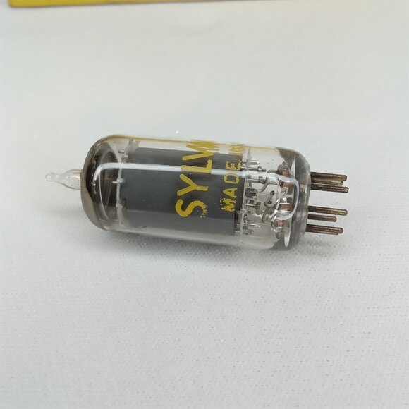 WWII Era Electronic Tube With Box Set Of 5 Sylvania Model 6BY6 NOS NIB 1940s - Picture 5 of 16